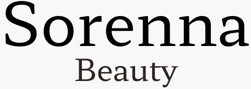The text 'Sorenna Beauty' in black serif lettering on a plain white background.